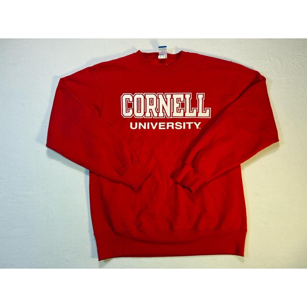 Vintage Champion Cornell University Sweatshirt Mens‎ XL Red Made in USA 90s IU